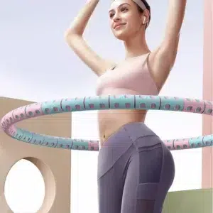 Cerceau lesté pour la perte de poids, boucle de fitness, cercle de yoga, exercice de taille, cerceau de sport amincissant, massage de musculation, forme de gymnastique, taille fine