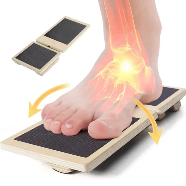 Planche d'équilibre pour jambe unique, renforcement des pieds, planche oscillante coordonnante pour entorse, rinçage, exercices de Piling.org, posture