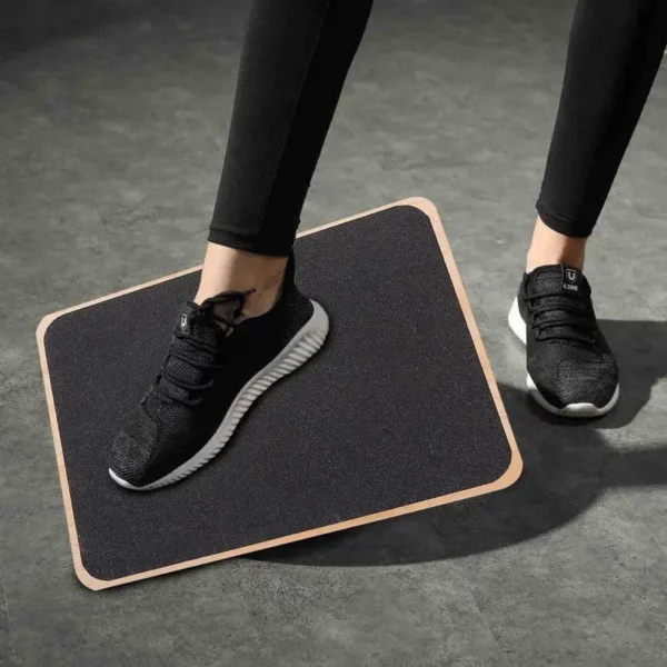 Planche d'équilibre en bois professionnelle, planche à bascule d'équilibrage, niveau d'entraînement, exercice d'équilibre, équipement de fitness, sous le bureau – Image 5