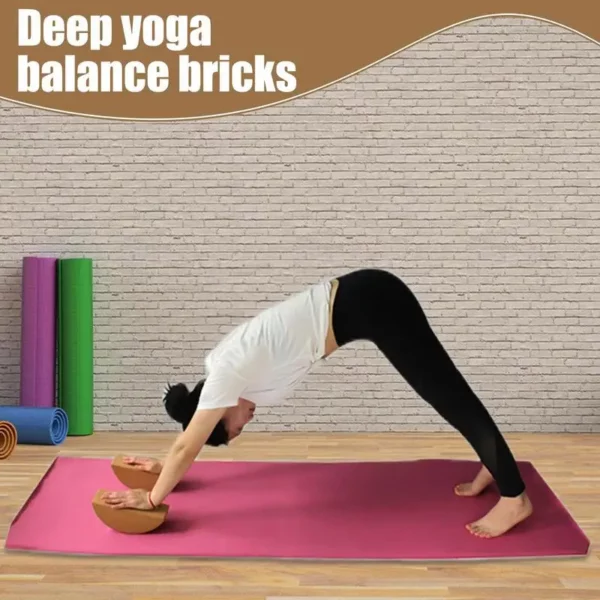 Briques d'entraînement en liège pour chambre à coucher, blocs de liège, équipement d'entraînement sportif, salle de sport, nuit de yoga, danse, intérieur, extérieur – Image 3
