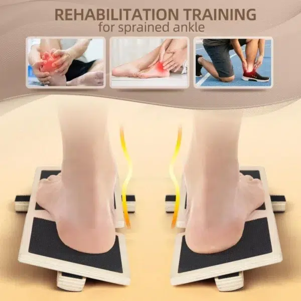 Planche d'équilibre pour jambe unique, renforcement des pieds, planche oscillante coordonnante pour entorse, rinçage, exercices de Piling.org, posture – Image 3