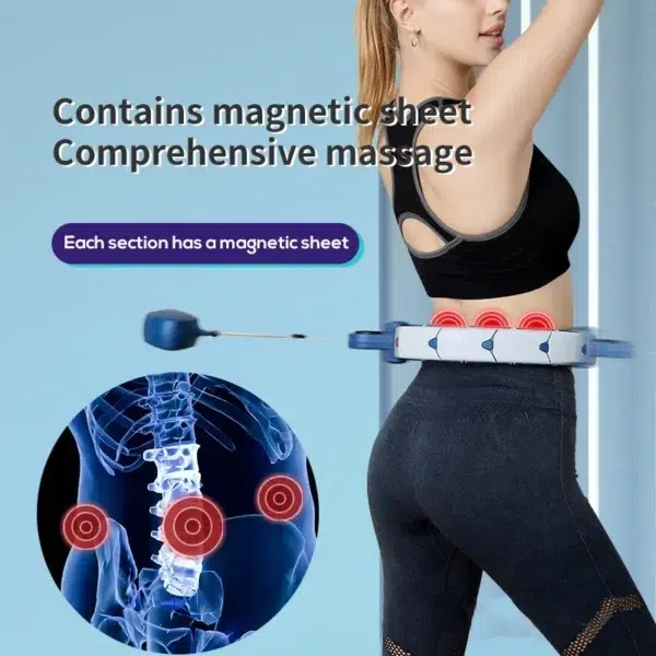 Cerceau de dehors Intelligent Réglable avec Balle de Énergie, Comptage, Fitness, Taille Fine, Anneau Abdominal, Cercle d'Exercice, Outil d'Entraînement à Domicile – Image 2
