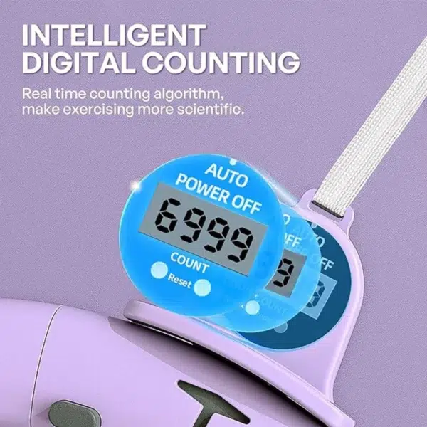 Cerceaux Intelligents pour le Serrage de la Taille, Outil de miles avec Poignées de Comptage Amovibles, pour l'Exercice Physique Spécifique – Image 4