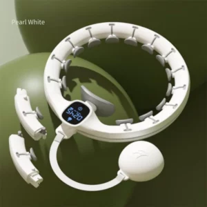 Cerceaux Hula Circle pondérés pour adultes, perte de poids, grande taille, exercice intelligent, 2 en 1, réglables avec poignées, nœuds amovibles
