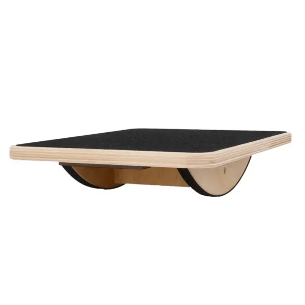 Planche d'équilibre en bois professionnelle, planche à bascule d'équilibrage, niveau d'entraînement, exercice d'équilibre, équipement de fitness, sous le bureau – Image 2