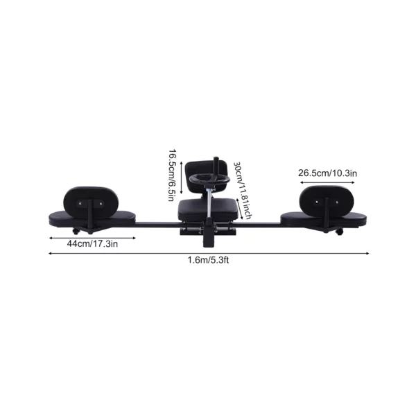 Civière de jambe de fitness, équipement d'entraînement sportif, machine d'étirement de flexibilité, 3 barres, 100kg, ballet, yoga, exercice de gym à domicile – Image 5