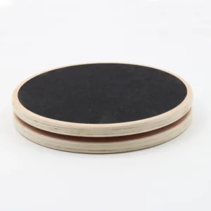 Disque de torsion de taille en bois massif, planche d'équilibre de fitness, entraîneur de perte de poids, plaque de massage et de torsion, équipement d'exercice Twister