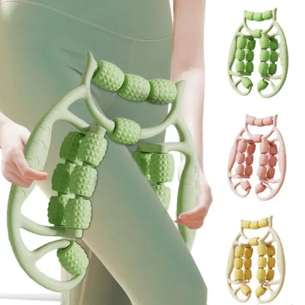 Anneau de relaxation musculaire pour jambe mince, masseur à 18 roues, relaxation musculaire, yoga, musculation, sport du mollet