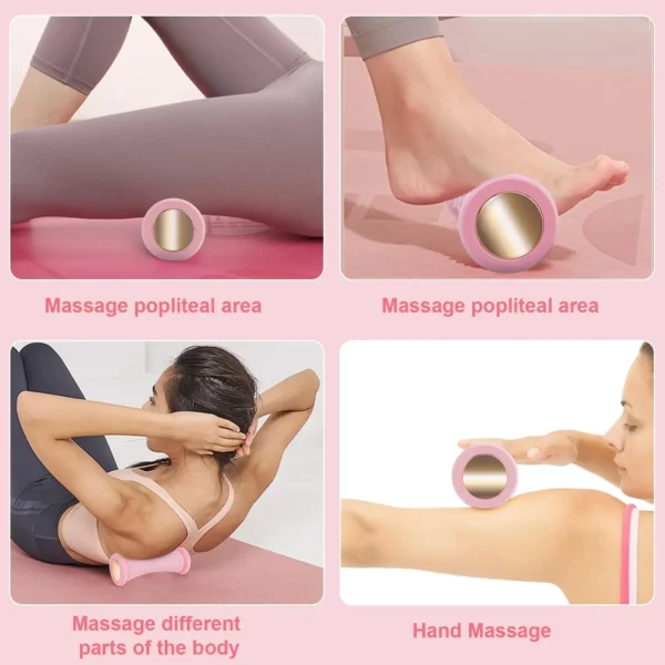 Rouleau de Yoga pour Énergie des Pieds, Fitness, Musculaire, Plantaire, Fascia, Gym, Relaxation Musculaire, Manuel – Image 4