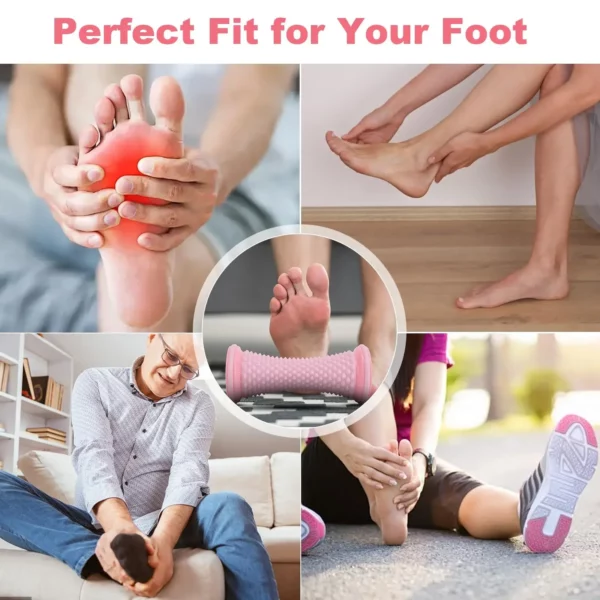 Rouleau de Yoga pour Énergie des Pieds, Fitness, Musculaire, Plantaire, Fascia, Gym, Relaxation Musculaire, Manuel – Image 6