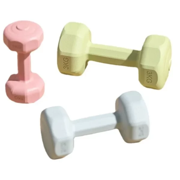 Petit ensemble d'haltères de fitness pour hommes et femmes, Kettlebell, équipement domestique, bras, muscle, yoga, enfants, école primaire, 1kg – Image 5